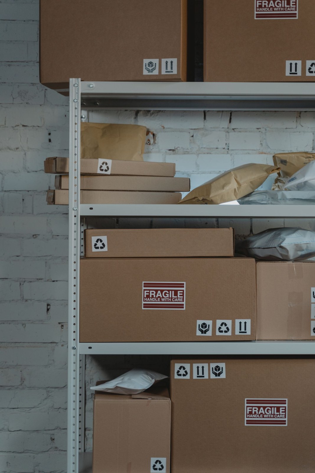 Parcels being prepared for delivery